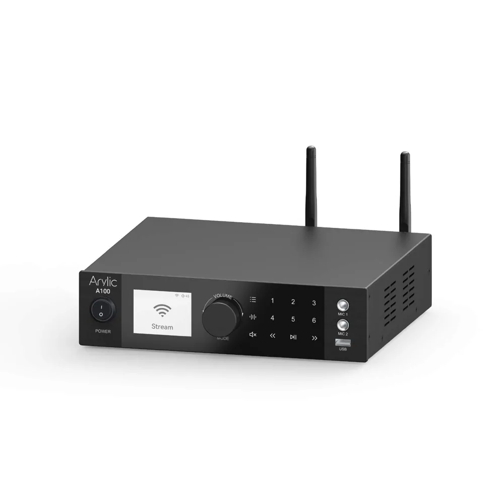 {"key":"wiim\/amp-ultra","aliases":["wiim\/ampultra","wiim\/ampultraconnectedamplifier","wiim\/ampultrahighendstreamingversterker","wiim\/ampultrastreamingamp","wiim\/ampultrastreamingamplifier","wiim\/ampultrastreamingverstarkermitbluetoothalexaundgooglecast2x200watt","wiim\/ampultrastreamingversterker","wiim\/ampultraversterker"],"brand":"wiim","category":"streaming-amplifier","created_at":"2026-10-27T06:45:54.066000Z","family":"wiim\/amp","family_order":2,"in_catalog":true,"msrp_cents":null,"name":"WiiM Amp Ultra","released":null,"slug":"amp-ultra","spec_completeness":{"highlight_filled":6,"highlight_total":8},"specs":{"weight_kg":{"value":2.45,"unit":"kg","source":"https:\/\/www.wiimhome.com\/langPdf\/en\/WiiM%20Amp%20Ultra%20UM.pdf","verified":false,"note":"bron: \"Weight 5.4 lbs (2.45 kg)\""},"power_8ohm_w":{"value":100,"unit":"W","source":"https:\/\/www.wiimhome.com\/langPdf\/en\/WiiM%20Amp%20Ultra%20UM.pdf","verified":false,"note":"bron: \"100 W per channel @ 8\u03a9\""},"dac_chip":{"value":"ESS ES9039Q2M","unit":null,"source":"https:\/\/www.wiimhome.com\/langPdf\/en\/WiiM%20Amp%20Ultra%20UM.pdf","verified":false,"note":"bron: \"ESS ES9039Q2M high-performance DAC\""},"hdmi_arc":{"value":"arc","unit":null,"source":"https:\/\/www.wiimhome.com\/langPdf\/en\/WiiM%20Amp%20Ultra%20UM.pdf","verified":false,"note":"bron: \"Audio Input Port HDMI ARC:\""},"subwoofer_outputs":{"value":1,"unit":null,"source":"https:\/\/www.wiimhome.com\/langPdf\/en\/WiiM%20Amp%20Ultra%20UM.pdf","verified":false,"note":"bron: \"Dedicated output for powered subwoofers (RCA Mono)\""},"streaming_protocols":{"value":["chromecast","spotify_connect","tidal_connect","qobuz_connect","roon_ready","bluetooth"],"unit":null,"source":"https:\/\/www.wiimhome.com\/langPdf\/en\/WiiM%20Amp%20Ultra%20UM.pdf","verified":false,"note":"bron: \"Google Cast , Alexa Cast, Spotify Connect, TIDAL Connect, Qobuz Connect, Roon, or Bluetooth\""},"room_correction":{"value":true,"unit":null,"source":"https:\/\/www.wiimhome.com\/langPdf\/en\/WiiM%20Amp%20Ultra%20UM.pdf","verified":false,"note":"bron: \"RoomFit\u2122 Room Correction Yes\""},"remote_included":{"value":true,"unit":null,"source":"https:\/\/shop.wiimhome.com\/products\/wiim-amp-ultra","verified":false,"note":"bron: \"or the included voice remote\""},"power_4ohm_w":{"value":200,"unit":"W","source":"https:\/\/shop.wiimhome.com\/products\/wiim-amp-ultra","verified":false,"note":"bron: \"200 W per channel @ 4\u03a9\""},"amp_class":{"value":"d","unit":null,"source":"https:\/\/shop.wiimhome.com\/products\/wiim-amp-ultra","verified":false,"note":"bron: \"Amplifier Technology  Class-D with PFFB\""},"amp_chip":{"value":"TI TPA3255 (2x)","unit":null,"source":"https:\/\/shop.wiimhome.com\/products\/wiim-amp-ultra","verified":false,"note":"bron: \"Dual TI TPA3255 Class-D amplifiers\""},"thd_percent":{"value":0.0005,"unit":"%","source":"https:\/\/shop.wiimhome.com\/products\/wiim-amp-ultra","verified":false,"note":"bron: \"THD+N - 0.0005% (-106 dB)\""},"snr_db":{"value":121,"unit":"dB","source":"https:\/\/shop.wiimhome.com\/products\/wiim-amp-ultra","verified":false,"note":"bron: \"SNR - 121 dB\""},"analog_inputs":{"value":1,"unit":null,"source":"https:\/\/shop.wiimhome.com\/products\/wiim-amp-ultra","verified":false,"note":"bron: \"Analog Inputs  1x RCA Stereo\""},"optical_inputs":{"value":1,"unit":null,"source":"https:\/\/shop.wiimhome.com\/products\/wiim-amp-ultra","verified":false,"note":"bron: \"1x Optical (TOSLINK)\""},"wifi_standard":{"value":"wifi6","unit":null,"source":"https:\/\/shop.wiimhome.com\/products\/wiim-amp-ultra","verified":false,"note":"bron: \"Wi-Fi 6: Ensures stable and high-speed wireless streaming\""},"ethernet":{"value":true,"unit":null,"source":"https:\/\/shop.wiimhome.com\/products\/wiim-amp-ultra","verified":false,"note":"bron: \"Ethernet (100Mbps): Standard RJ45 port\""},"bluetooth_version":{"value":"5.3","unit":null,"source":"https:\/\/shop.wiimhome.com\/products\/wiim-amp-ultra","verified":false,"note":"bron: \"Bluetooth 5.3 with LE Audio\""},"max_sample_rate_khz":{"value":192,"unit":"kHz","source":"https:\/\/shop.wiimhome.com\/products\/wiim-amp-ultra","verified":false,"note":"bron: \"in up to 24-bit\/192kHz quality\""},"max_bit_depth":{"value":24,"unit":"bit","source":"https:\/\/shop.wiimhome.com\/products\/wiim-amp-ultra","verified":false,"note":"bron: \"in up to 24-bit\/192kHz quality\""},"display":{"value":"touchscreen","unit":null,"source":"https:\/\/shop.wiimhome.com\/products\/wiim-amp-ultra","verified":false,"note":"bron: \"glass-covered capacitive touchscreen\""},"min_impedance_ohm":{"value":2,"unit":"\u03a9","source":"https:\/\/www.wiimhome.com\/langPdf\/en\/WiiM%20Amp%20Ultra%20UM.pdf","verified":false,"note":"bron: \"Impedance Range 2 \u2013 8\u03a9\""},"width_mm":{"value":200,"unit":"mm","source":"https:\/\/www.wiimhome.com\/langPdf\/en\/WiiM%20Amp%20Ultra%20UM.pdf","verified":false,"note":"bron: \"Dimension 7.87 x 8.3 x 3 inches (200 x 211 x 76.2 mm)\""},"depth_mm":{"value":211,"unit":"mm","source":"https:\/\/www.wiimhome.com\/langPdf\/en\/WiiM%20Amp%20Ultra%20UM.pdf","verified":false,"note":"bron: \"Dimension 7.87 x 8.3 x 3 inches (200 x 211 x 76.2 mm)\""},"height_mm":{"value":76.2,"unit":"mm","source":"https:\/\/www.wiimhome.com\/langPdf\/en\/WiiM%20Amp%20Ultra%20UM.pdf","verified":false,"note":"bron: \"Dimension 7.87 x 8.3 x 3 inches (200 x 211 x 76.2 mm)\""}},"status":"available","successor_of":null,"synced_at":"2026-10-29T18:51:06.864000Z","variants":[{"sku":"WiiM Amp Ultra Space Gray","color":"Space Gray"},{"sku":"WiiM Amp Ultra Silver","color":"Silver"},{"sku":"602581806127_USED","color":"Space Grey"},{"sku":"WIIAMPULTSG"},{"sku":"970794","color":"Grijs","gtin":"0602581806127"},{"sku":"1502273","color":"Zilver","gtin":"0741365254553"},{"sku":"20961","color":"Gray"},{"sku":"1501403"},{"sku":"141-1-1-1-2"},[],{"sku":"202448","color":"Silver"},{"sku":"2A215DA0-B300-43DF-B414-418C41BBF556","color":"Zilver"},{"sku":"4EA1E010-04D1-4D23-AA2D-1ACCC5A2B846","color":"Space Grey"}],"image":"\/img\/m\/wiim\/amp-ultra.webp","image_source":{"url":"https:\/\/cdn.shopify.com\/s\/files\/1\/0833\/6441\/3757\/files\/Amp_Ultra_Gray_4ccc8eca-c233-40cd-b24f-7ece2da07add.png?v=1753760518","source_id":"wiim-shop"},"dac_chip_ref":"es9039q2m","user_rating":{"score5":4.76,"count":22,"sources":[{"source_id":"soundimports","shop_name":"SoundImports","url":"https:\/\/www.soundimports.eu\/nl\/wiim-amp-ultra.html","score5":4.8,"count":11},{"source_id":"coolblue","shop_name":"Coolblue","url":"https:\/\/www.coolblue.nl\/product\/970794\/wiim-amp-ultra-grijs.html","score5":4.65,"count":6},{"source_id":"son-video","shop_name":"Son-Vid\u00e9o.com","url":"https:\/\/www.son-video.com\/article\/haute-fidelite-amplificateurs-amplis-hi-fi-stereo\/wiim\/amp-ultra-anthracite","score5":4.75,"count":4},{"source_id":"hifi-regler","shop_name":"HIFI-REGLER","url":"https:\/\/www.hifi-regler.de\/p\/wiim-amp-ultra.html","score5":5,"count":1}],"updated_at":"2026-10-29T18:40:52.828000Z"},"images":[{"path":"\/img\/m\/wiim\/amp-ultra.webp","thumb":"\/img\/m\/wiim\/amp-ultra-t.webp","width":1000,"height":1000,"source_id":"wiim-shop","source_url":"https:\/\/cdn.shopify.com\/s\/files\/1\/0833\/6441\/3757\/files\/Amp_Ultra_Gray_4ccc8eca-c233-40cd-b24f-7ece2da07add.png?v=1753760518"},{"path":"\/img\/m\/wiim\/amp-ultra-2.webp","thumb":"\/img\/m\/wiim\/amp-ultra-2-t.webp","width":1000,"height":1000,"source_id":"wiim-shop","source_url":"https:\/\/cdn.shopify.com\/s\/files\/1\/0833\/6441\/3757\/files\/listing_2_Next-Gen_Connectivity_EN_3488c2fb-8e00-47b1-aad9-8790380ea800.png?v=1776078649"},{"path":"\/img\/m\/wiim\/amp-ultra-3.webp","thumb":"\/img\/m\/wiim\/amp-ultra-3-t.webp","width":1000,"height":1000,"source_id":"wiim-shop","source_url":"https:\/\/cdn.shopify.com\/s\/files\/1\/0833\/6441\/3757\/files\/listing_3UnleashStudio-QualitySound.png?v=1776078649"},{"path":"\/img\/m\/wiim\/amp-ultra-4.webp","thumb":"\/img\/m\/wiim\/amp-ultra-4-t.webp","width":1000,"height":1000,"source_id":"wiim-shop","source_url":"https:\/\/cdn.shopify.com\/s\/files\/1\/0833\/6441\/3757\/files\/listing_4HomeTheaterMagic_MadeEasy.png?v=1776078649"},{"path":"\/img\/m\/wiim\/amp-ultra-5.webp","thumb":"\/img\/m\/wiim\/amp-ultra-5-t.webp","width":1000,"height":1000,"source_id":"wiim-shop","source_url":"https:\/\/cdn.shopify.com\/s\/files\/1\/0833\/6441\/3757\/files\/listing_5Built-InRoomFitTMRoomCorrection.png?v=1776078649"},{"path":"\/img\/m\/wiim\/amp-ultra-6.webp","thumb":"\/img\/m\/wiim\/amp-ultra-6-t.webp","width":1000,"height":1000,"source_id":"wiim-shop","source_url":"https:\/\/cdn.shopify.com\/s\/files\/1\/0833\/6441\/3757\/files\/listing_6ControlEverythingwiththeWiiMHomeApp.png?v=1776078649"}],"documents":[{"url":"https:\/\/www.hifi.eu\/media\/hifi\/pdf\/Wiim Amp Ultra Manual - Handleiding.pdf","type":"manual","title":"Wiim Amp Ultra Manual Handleiding","lang":"nl","source_id":"hifi-eu"},{"url":"https:\/\/www.wiimhome.com\/langPdf\/en\/WiiM%20Amp%20Ultra%20UM.pdf","type":"document","title":"WiiM Amp Ultra UM","lang":"en","source_id":"research"}],"amplifier_class":{"tier":"top","points":4,"criteria":[{"key":"power","label":"Vermogen 75 W of meer per kanaal (8 \u03a9)","met":true,"value":100,"unit":"W"},{"key":"supply","label":"Stevige voeding: ruim meer vermogen bij 4 \u03a9, of stabiel tot 2 \u03a9","met":true,"value":2,"unit":"\u00d7 bij 4 \u03a9"},{"key":"thd","label":"Vervorming (THD+N) 0,01% of lager","met":true,"value":0.0005,"unit":"%"},{"key":"snr","label":"Ruisafstand 100 dB of meer (bij vol vermogen)","met":true,"value":121,"unit":"dB","reference":null}]},"id":"6ae048a20554804034c25014"}